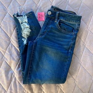 AEO next level stretch jegging crop